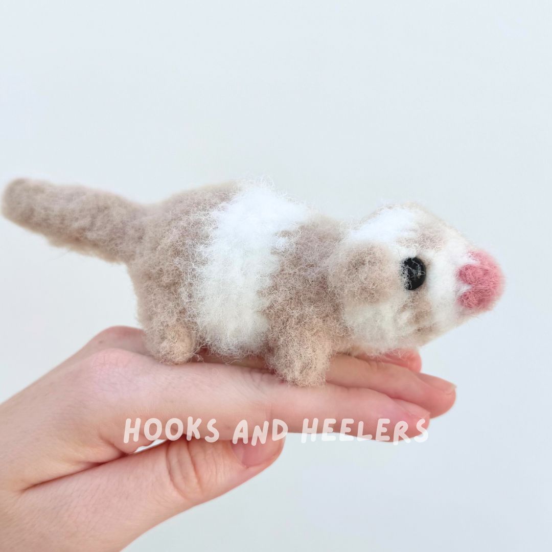 No-Sew Ferret & Opossum PDF PATTERN