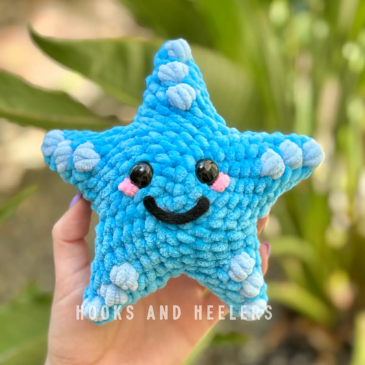 No-Sew Starfish Free Crochet Pattern