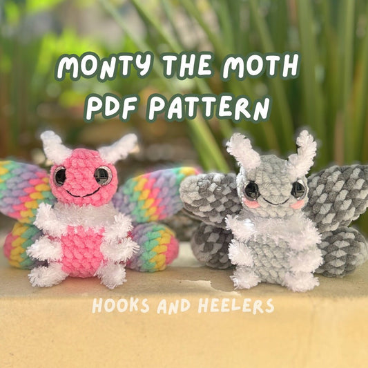 Monty the Moth PDF PATTERN