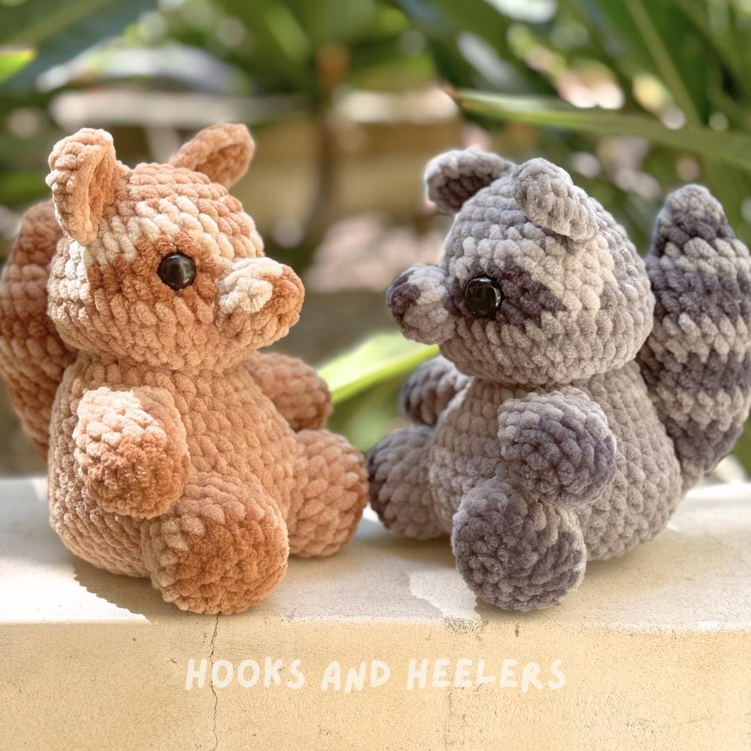 Crochet Remy Remy the Raccoon PDF PATTERN – Hooks and Heelers
