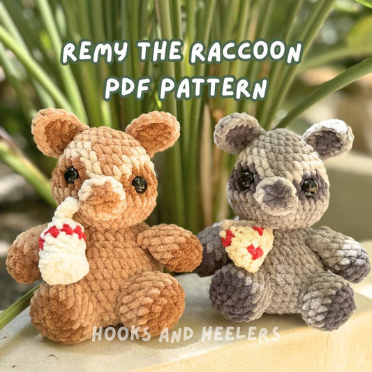 Remy the Raccoon PDF PATTERN