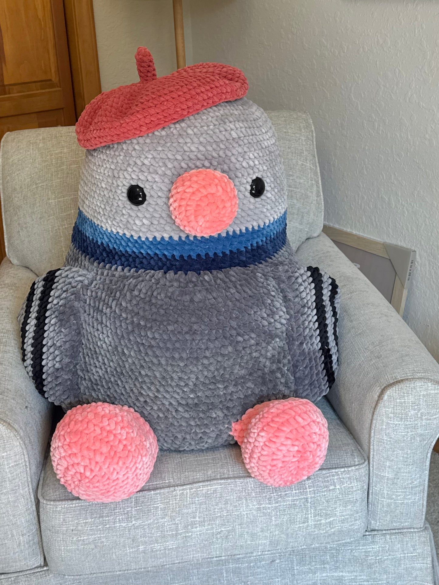 Kevin the Giant Pigeon PDF PATTERN